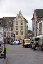 SCHAFFHAUSEN (Kanton Schaffhausen), 16.09.2021, Blick auf den Fronwagplatz in der Altstadt