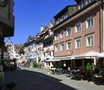 Stein am Rhein, Blick in die Understadt mit dem Untertor, Sept.2026