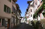 Stein am Rhein, Blick in die Obergass, in der historischen Altstadt, Sept.2026