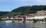 Stein am Rhein (Schweiz) mit Burg Hohenklingen.