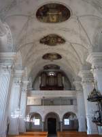 Arth, Orgelempore der St.