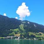 Brunnen, Sicht auf dem Urmiberg, der Hausberg von Brunnen - 17.07.2014