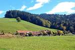 Holzhof des Benediktinerklosters Einsiedeln.