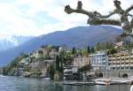 Ascona - Blick von der Uferpromenade Richtung SW - am 05.04.2008