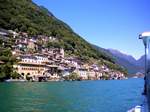 Gandria, am Nord-Ufer des Luganersees, ist das letzte Schweizer Dorf vor der Grenze zu Italien - 25.06.2011