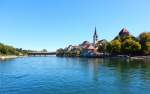 Diessenhofen, am Sdufer des Hochrheins zwischen Stein am Rhein und Schaffhausen - 03.09.2013