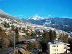 Rochers de Naye (2042 m..M), Hausberg von Montreux, von Clarens aus gesehen - 29.12.2004