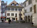 Nyon, Place Marche, Kanton Vaud (20.03.2011)