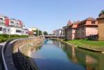 Yverdon-les-Bains, Passerelle Bel-Air sur la Thile - 02.08.2013