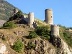 Saillon, Tour Bayart und die berreste einer savoyischen Burganlage aus dem   13.