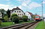 Pfffikon ZH, Bahnbergang mit S3 in Richtung Wetzikon - 06.10.2014