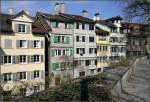 Blick vom Lindenhof auf die Bebauung an der Fortunagasse.