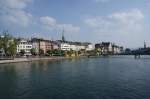 Blick von der Bahnhofbrcke in Zrich ber die Limmat (11.08.2015)