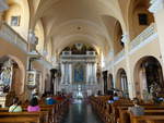 Banska Bystrica / Neusohl, barocker Innenraum der Jesuitenkirche (07.08.2020)