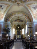 Stiavnicke Bane / Siegelsberg, barocker Innenraum der Pfarrkirche St.