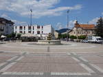 Brezno / Bries, Brunnen am Stefanikovo Namesti (07.08.2020)