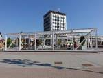 Ziar nad Hronom / Heiligenkreuz an der Gran, modernes Rathaus am Namesti Matice Slovenskej (08.08.2020)