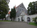 Malacky / Malatzka, Franziskanerkirche zur unbefleckten Empfngnis, erbaut bis 1653 durch Graf Pavol Palffy (05.08.2020)