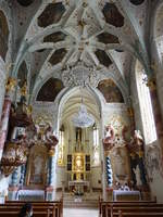 Marianka / Mariatal, barocker Innenraum der Klosterkirche Maria Geburt (05.08.2020)