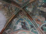 Ludrova, Fresken von 1420 im Chor der Allerheiligenkirche (06.08.2020)