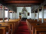Blatnica, Innenraum der evangelischen Pfarrkirche (07.08.2020)