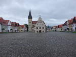 Bardejov / Bartfeld, Rathaus von 1511 und Pfarrkirche St.