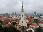 Blick ber die Dcher der Altstadt von BRATISLAVA; 130828