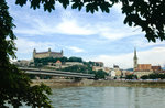 Bratislava und Donau- Bild vom Dia.