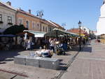 Kosice / Kaschau, Markt am Dominikanske Namesti (30.08.2020)