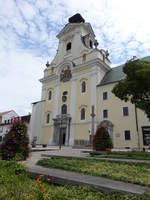 Prievidza / Priwitz, Dreifaltigkeitskirche, erbaut von 1666 bis 1753 (05.08.2020) 