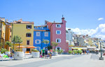 An der Promenade Preernovo nabreje in Piran/Slowenien.