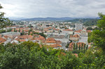 Ljubljana von Ljubljanski Grad aus gesehen.