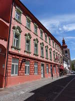 Ptuj, Hotel Mitra in der Presernova Strae in der Altstadt (04.05.2017)