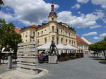 Slovenska Bistrica, Gebude am Freiheitsplatz Trg Svobode (04.05.2017)