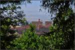 Alcazaba von Generalife aus gesehen.