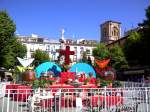 Granada, plaza Bib-Rambla, Fiestas del Dia de la Cruz, 03.05.2014