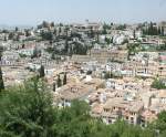 Aussicht von Alhambra, Granada.