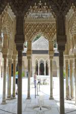 Granada - Lwenhof in der Alhambra.