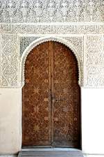 Eingangsportal in Alhambra, Granada.