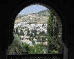 Blick auf Granada von Alhambra.