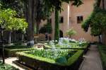 Der Garten in Alhambra, Granada.