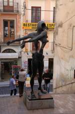 FIGUERES (Provincia de Girona), 28.09.2007, ein Kunstwerk von Dali fr die ffentlichkeit