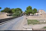 Innenansicht vom Castell de Sant Ferran in Figueres (E), das grte Bauwerk Kataloniens und die grte Festung Europas aus dem 18.