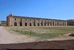 Auengelnde des Castell de Sant Ferran in Figueres (E), das grte Bauwerk Kataloniens und die grte Festung Europas aus dem 18.