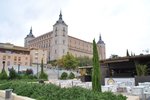 TOLEDO (Provincia de Toledo), 04.10.2015, Blick auf den Alczar, eine auf Felsen errichtete Festung, die auf einen Plan aus der Regierungszeit Karls I.