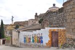 OROPESA (Provincia de Toledo), 05.10.2015, hbsche Wandmalerei