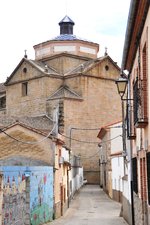 OROPESA (Provincia de Toledo), 05.10.2015, Blick auf die Iglesia de San Bernardo