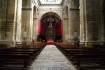 Valladolid, Kathedrale, Langschiff mit dorischen Sulen und Hauptaltar   (19.05.2010)