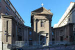 Die barocke Kirche  Iglesia De San Marcos  im Herzen von Madrid (Dezember 2010)