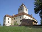Ehrenhausen, Schloss, erbaut ab 1240, dreigeschoiger Vierflgelbau, Bezirk Leibnitz (21.08.2013)